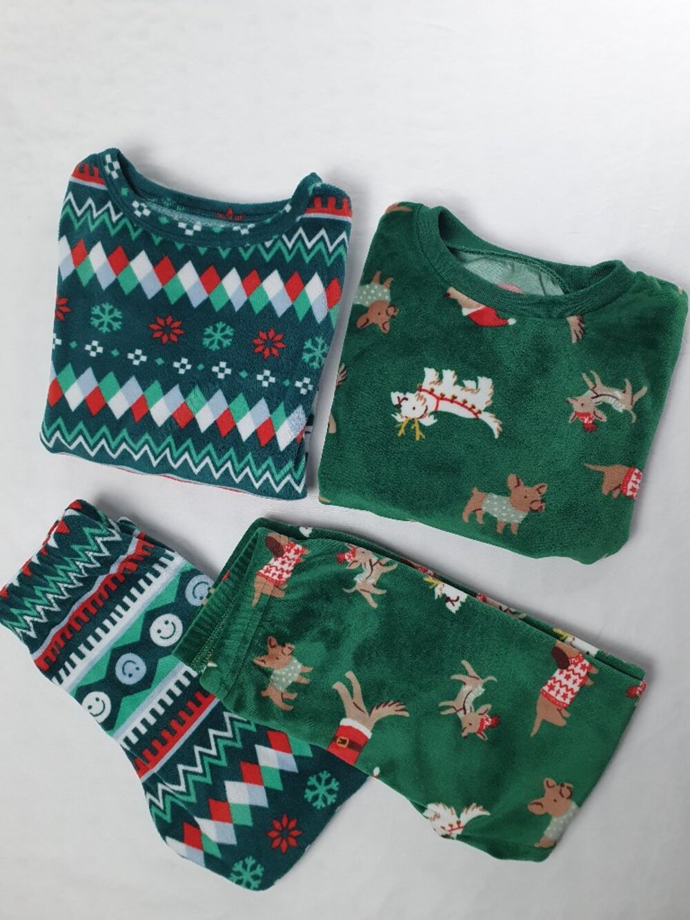 Toddler Holiday Pajama Lot 3T - Carter's and Cat & Jack - Set of 2